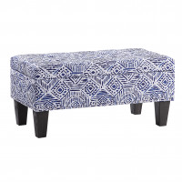 OSP Home Furnishings SB568-S68 Clement Storage Bench- Scala Lake